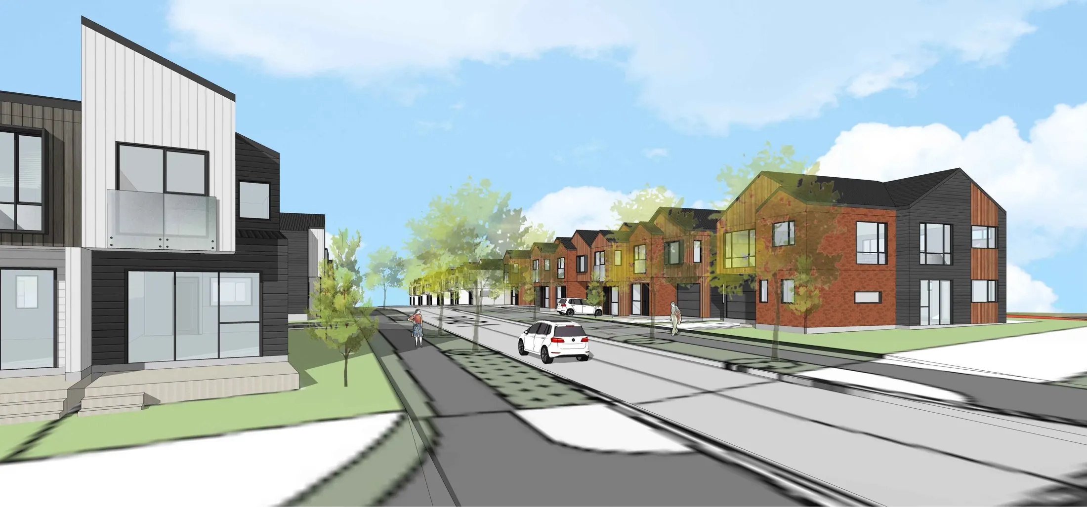 Architectural reference from the separate 41–43 Brigham Creek Road proposal