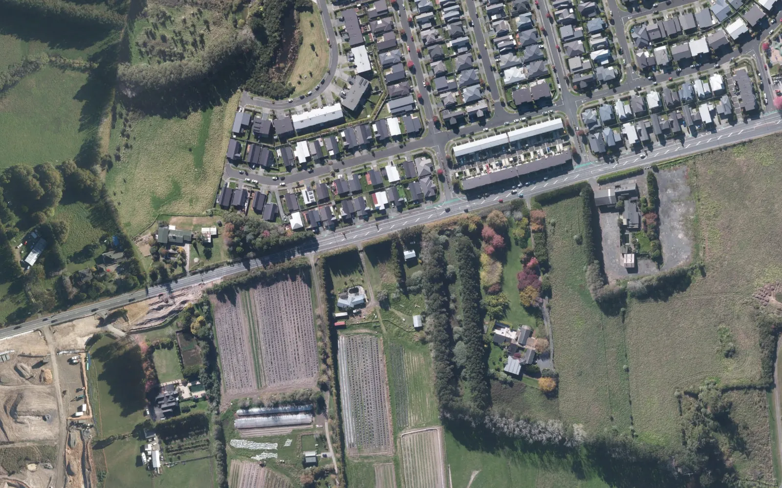 Aerial setting for a joint venture project