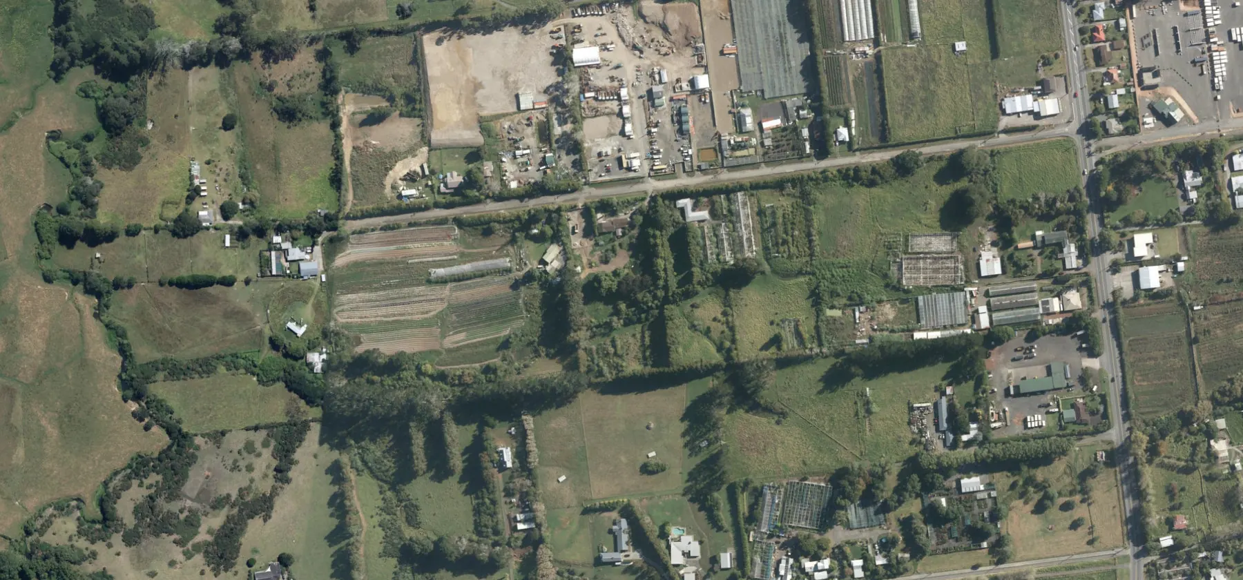 Aerial location context around Whenuapai, Auckland